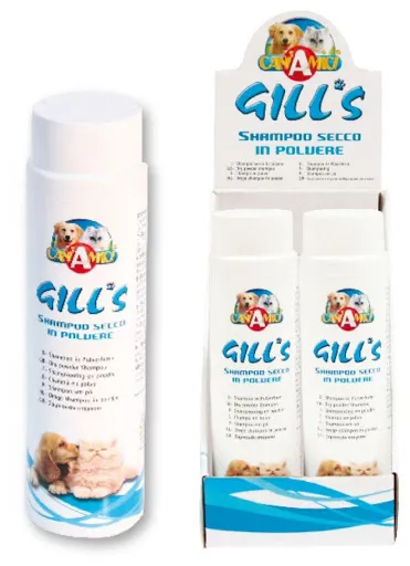 Croci Gill's Dry Powered Shampoo  - Шампоан пудра за кучета и котки 200мл