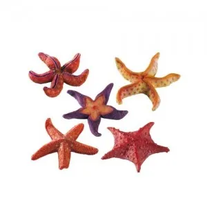 Ferplast - Marine stars - Декорация за аквариум във форма на морска звезда, - опаковка 1 брой, 9 x 9 x h 2,5 см. 2