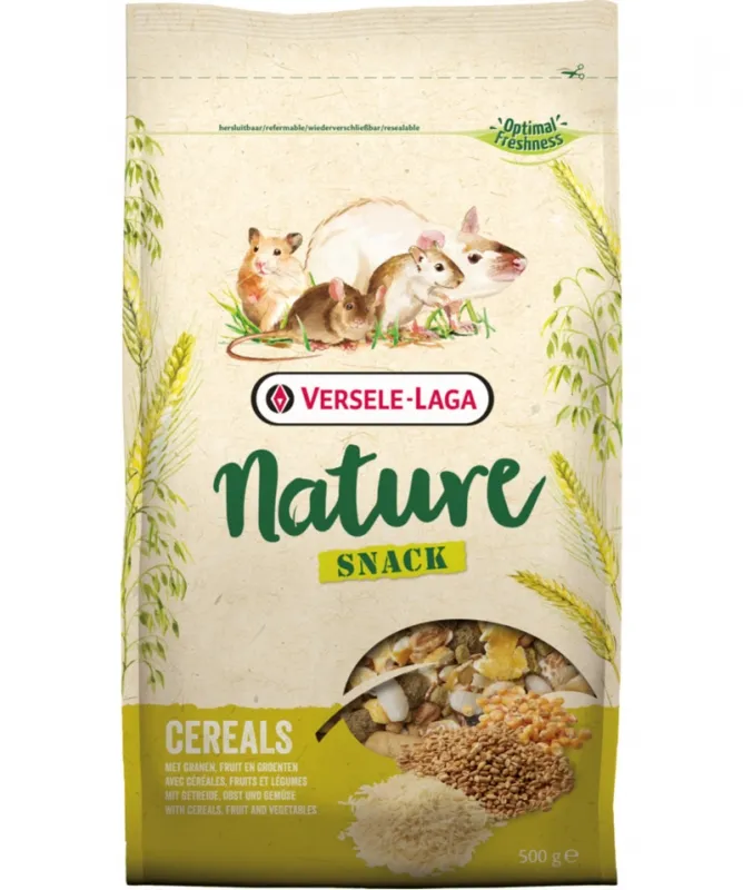 Versele Laga Snack Cereals - разнообразна закуска от зърнени храни, за всеядни гризачи, 500 гр. 1