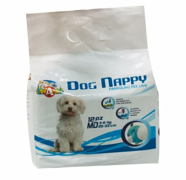 Croci Nappy памперс - гащи за кучета - размер MD, 12 броя, 32/44 см ханш