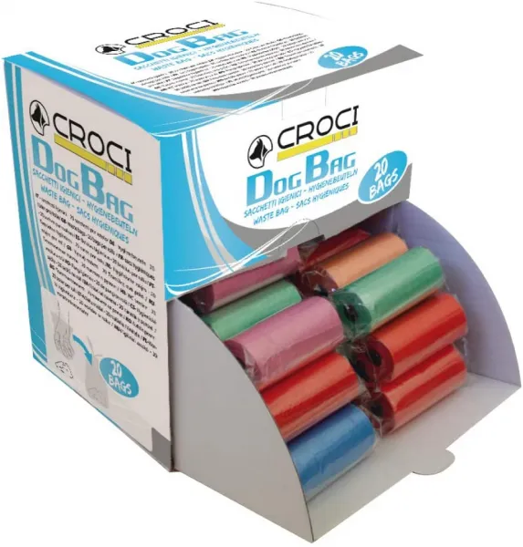 Croci WC пликчета за изпражнения- цветни, 50 броя