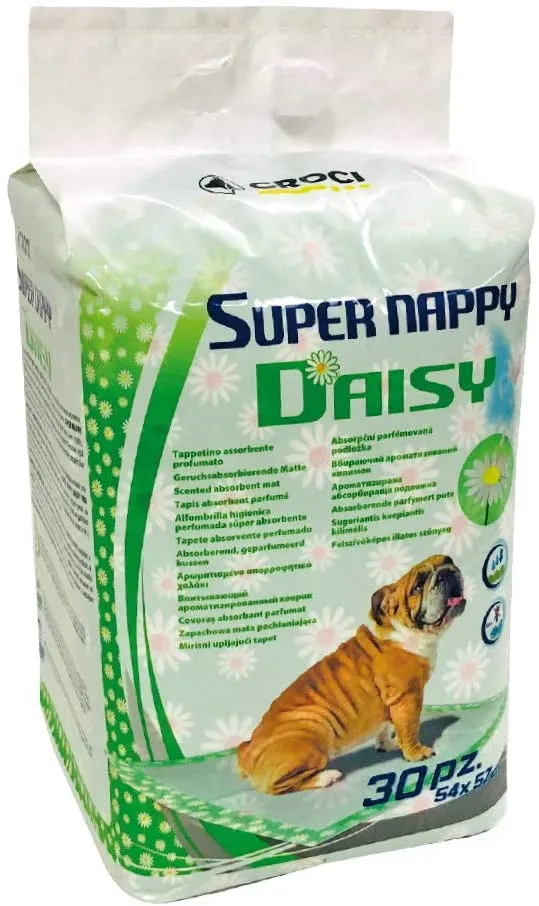 Croci Super Nappy Daisy - Постелка памперс с аромат на Лайка 30 броя 2
