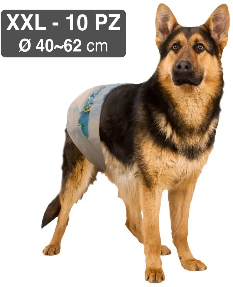Croci Nappy памперс - гащи за кучета - размер XXL, 10 броя кучета 18-30 кг 50-64 см 2