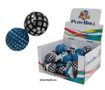 Croci Disco Fever - Котешка играчка диско топка с коте в два цвята (синя и сива)
