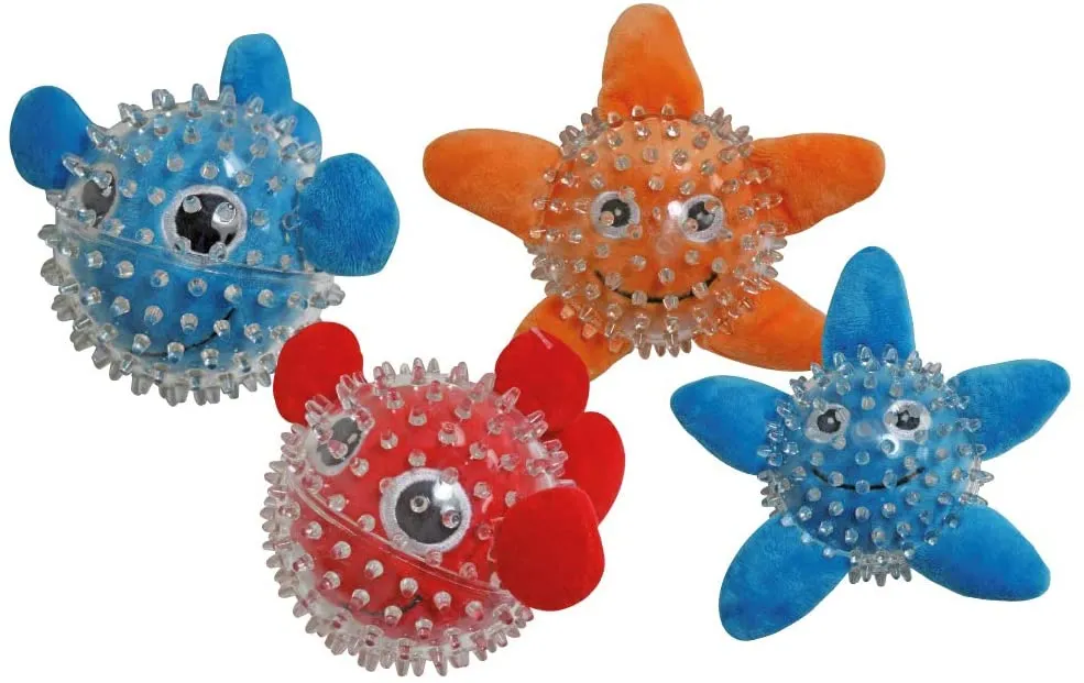 Croci Seaside Dog Toy - Кучешка играчка морски видове 9 см -гумена 3