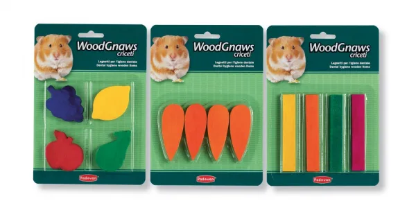 Padovan Wood Gnaws - дървена играчки за дребни гризачи - пловове
