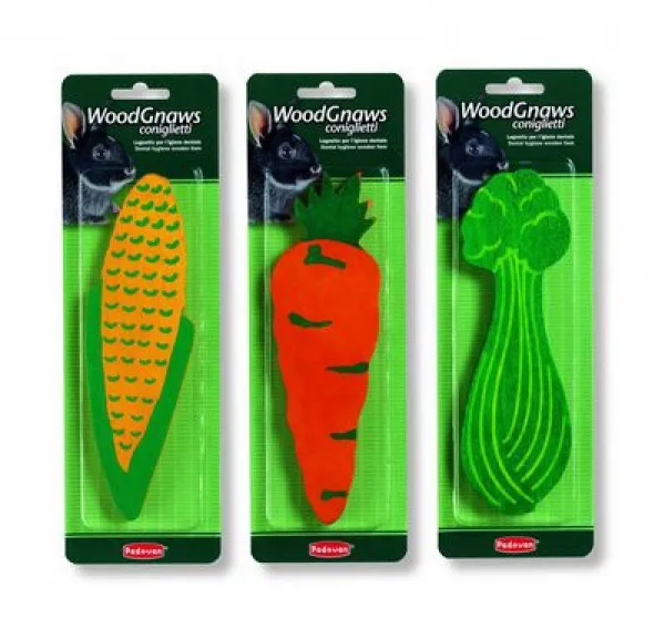 Padovan- дървена играчка за гризачи - зеленчуци