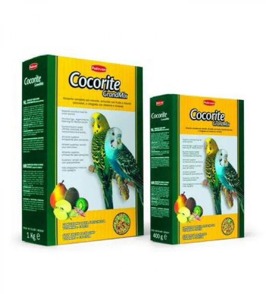 Padovan Cocorite GRANDMIX - Пълноценна храна за вълнисти папагали с плодове 400 гр