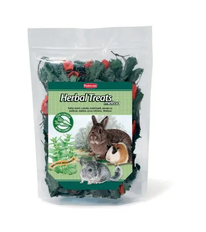 Padovan HERBAL TREATS MELISSA -Растителни лакомства за зайци и гризачи – Сено с маточина 200 гр