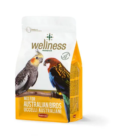   Padovan Wellness Mix for Australian Birds Премиум храна за австралийски папагали (корела и розела) 850 гр