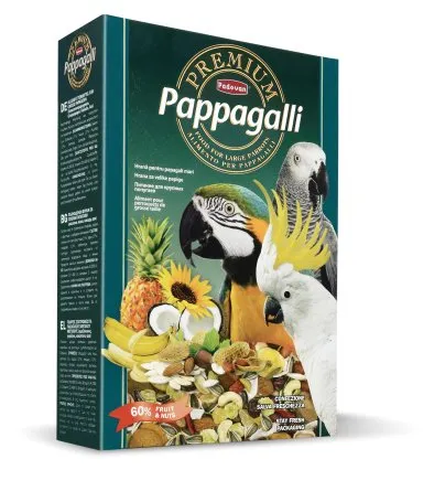 Padovan Premium Pappagalli Пълноценна храна за големи папагали 500 гр