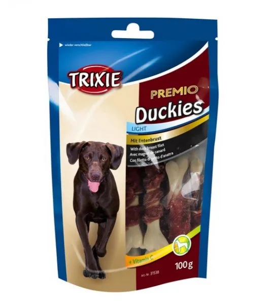 Trixie Premio Duckies - Лакомство за кучета с патешко гърди, 2 броя х 100 гр.