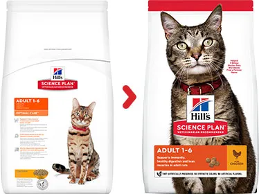 Hill's Science Plan Adult с пилешко - Суха храна за котки 1-6 години 0.300 гр. 1