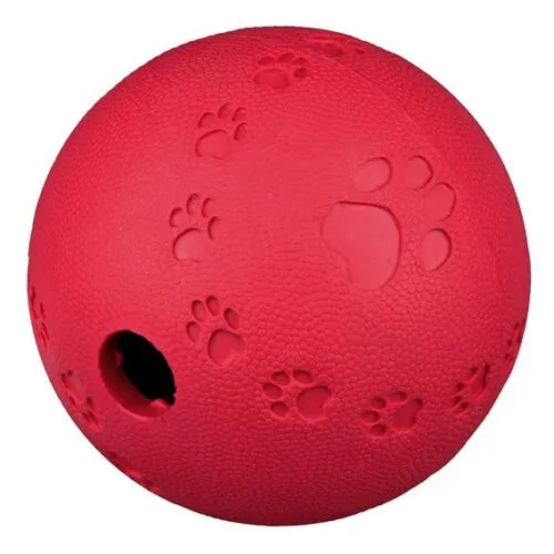 Trixie Dog Activity Snack Ball - Топка за лакомства за кучета в три цвята (червен,розов,син ) 7.5 см 3