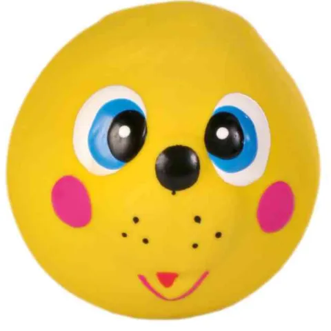 Trixie Faces Toy Balls - Играчки за кучета Топки - глави, различни цветове 6 см 1