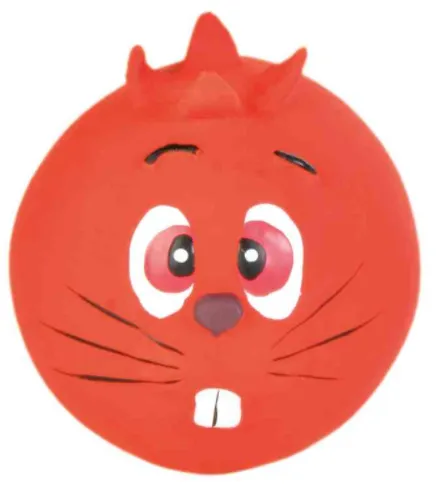 Trixie Faces Toy Balls - Играчки за кучета Топки - глави, различни цветове 6 см 2