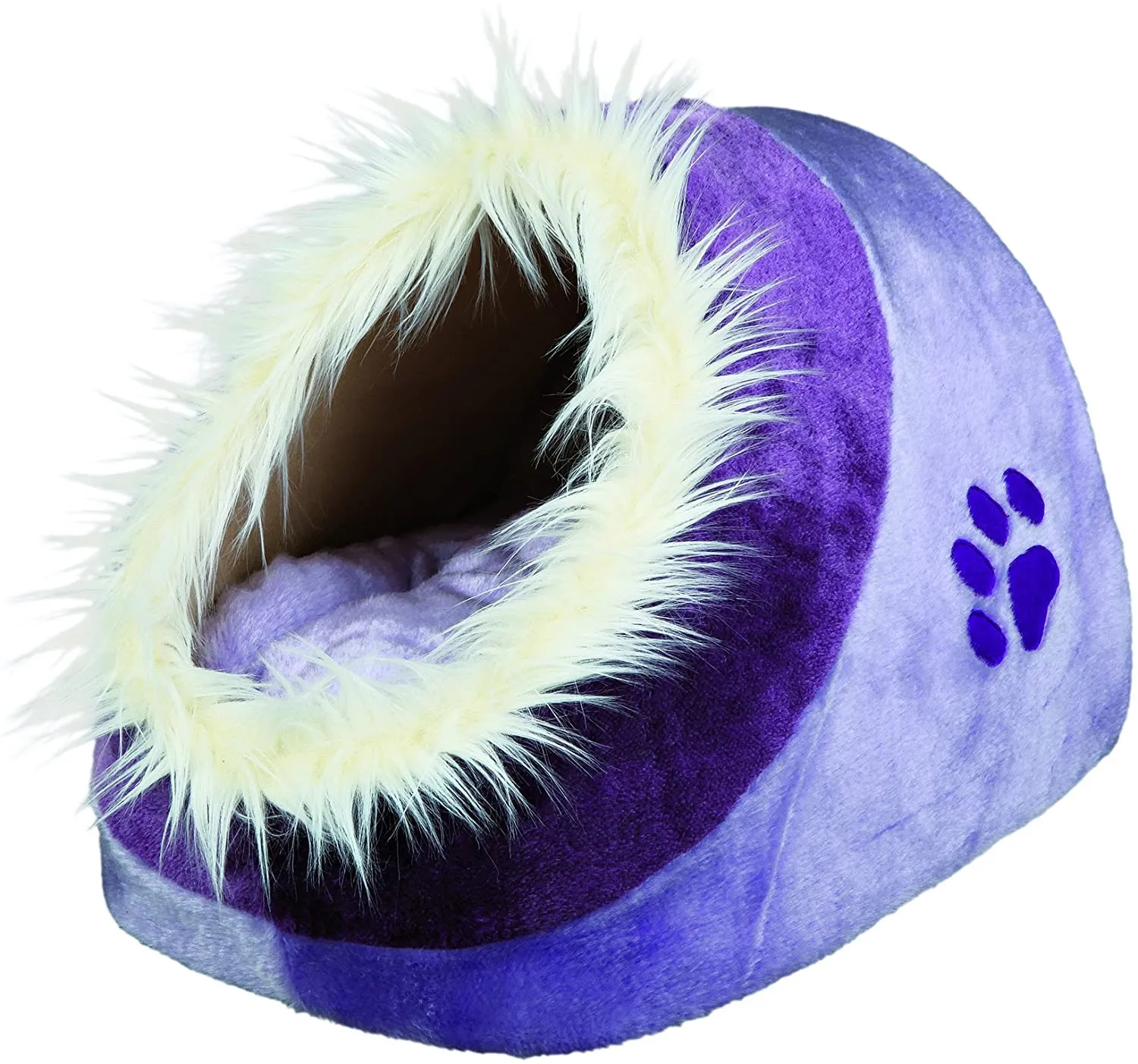 Trixie Minou Violet - Меко легло под формата на хралупа за кучета и котки виолетово 41 / 42 / 26 см 