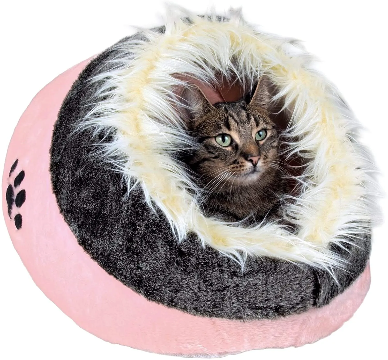 Trixie Minou - Меко легло под формата на хралупа за кучета и котки 41 / 42 / 26 см розово 2