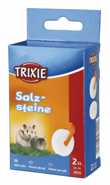 Trixie Salt Lick - Каменно блокче,лакомство със сол за гризачи 2 бр х 54 гр