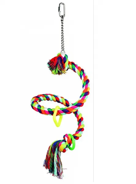 Trixie Spiral Rope Perch - Спираловидно въже - пружина за папагали 50 см