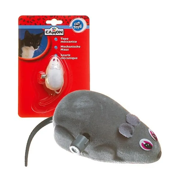 Camon - Играчка за коте Механична мишка - 10 см