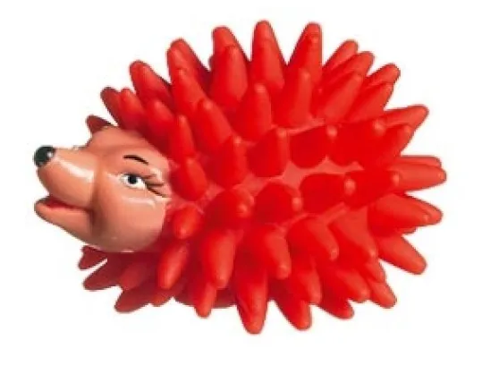 Camon Solid rubberr hedgehog - кучешка играчка  таралеж 10 см 1