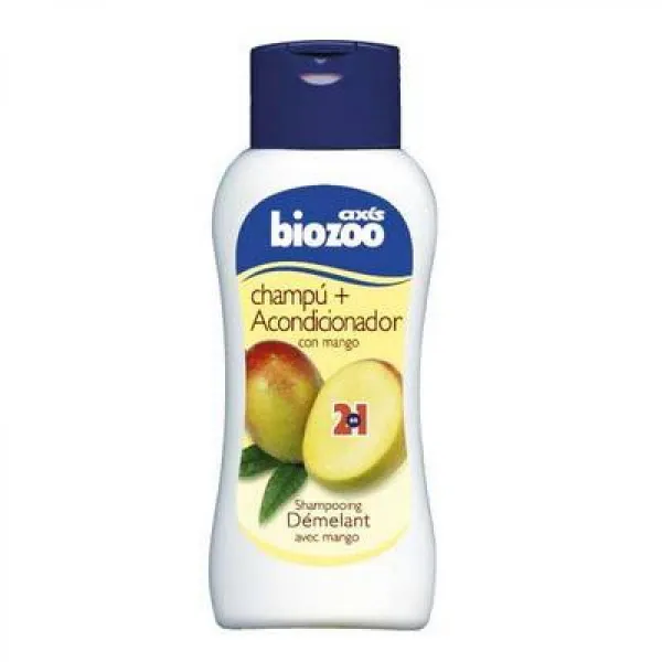 Biozoo Shampoo 2 in 1 Mango - Шампоан и балсам 2 в 1 с масло от манго за кучета 250 мл