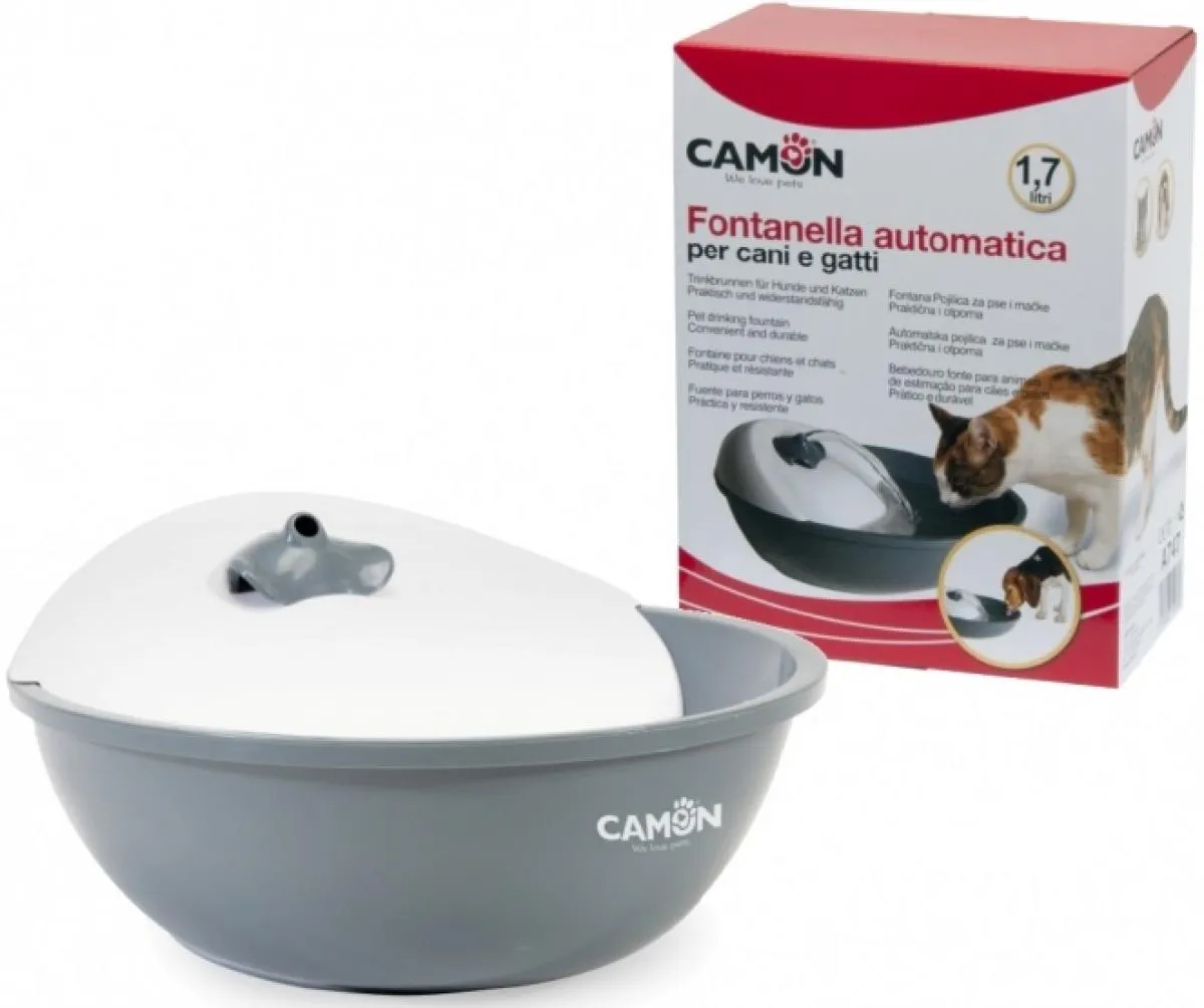 Camon Automatic water fountain - автоматична поилка 1.7 литра за кучета и котки 1