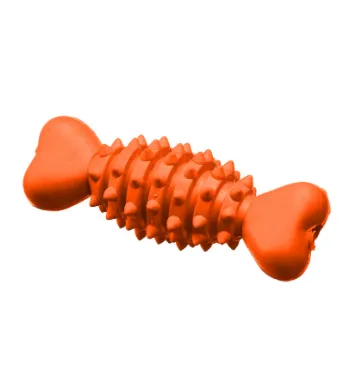 Camon Rubber bone with spikes- гумена играчка за кучета - кокал 12 см 2