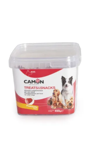 Camon Hаm Bone Snack Box - деликатесн лакомство със шунка за кучета 450 гр.