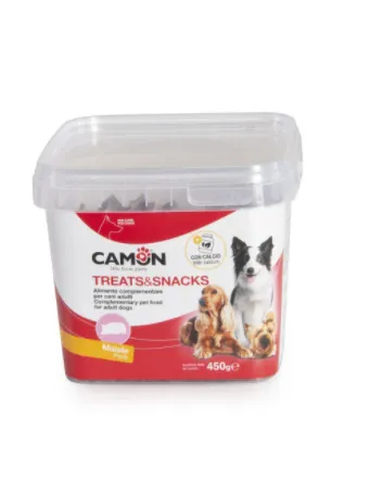 Camon Calcium Star Snack Box - деликатесно лакомство с калции за кучета 450 гр. 1