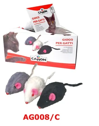 Camon - Играчка за коте плюшено мишле - 5 см.