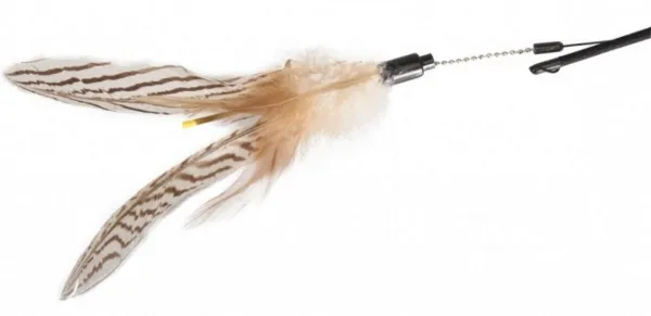 Camon Play Rod With Feathers - Котешка играчка - въдица с пера 90 см