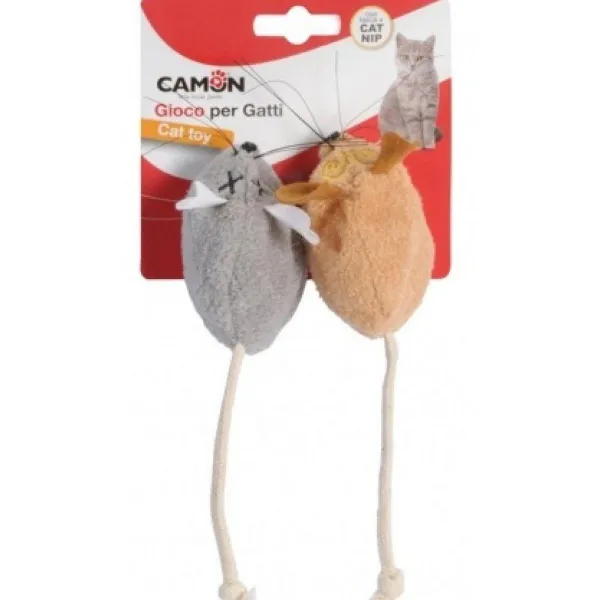 Camon Cat toy with catnip  - котешка играчка с кетнип мишки 2 бр