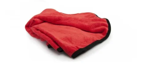 Camon Microfiber towel for dogs and cats - микорфибърна кърпа за кучета и котки 120/60см, цвят син и червен 1бр. 2