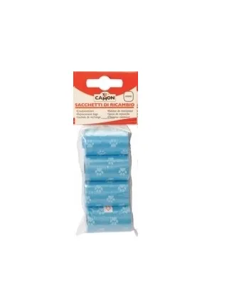 CAMON Mini Хигиенни пликчета, 4 ролки х 10 торби сини 1