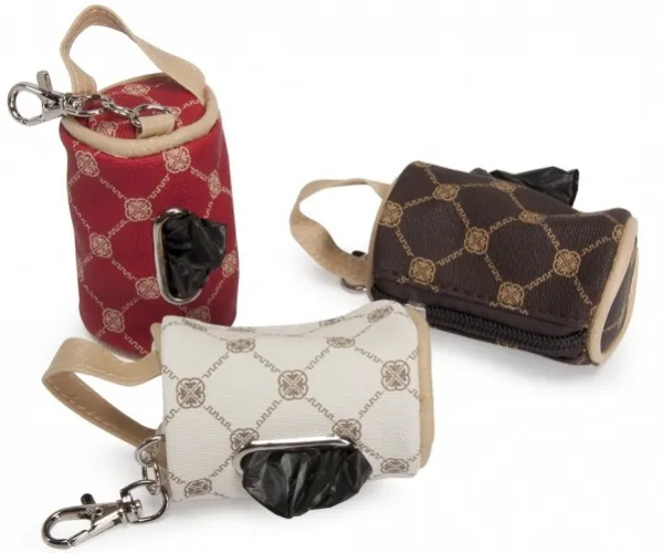 Camon Lux Jacquard scoop bag dispenser - Луксозна чантичка за пликчета-различни цветове 1