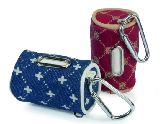 Camon Lux Jacquard scoop bag dispenser - Луксозна чантичка за пликчета-различни цветове 2