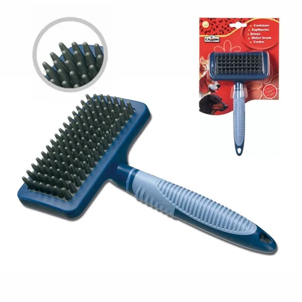 Camon Brush with rubber pins М - четка масаж с гумени накрайници зъбци 10x5x18 см