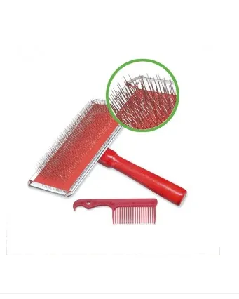 Camon Chromium-plated slicker brush S - четка MINI за финно разресване 6х4,5х12,5 см. 1