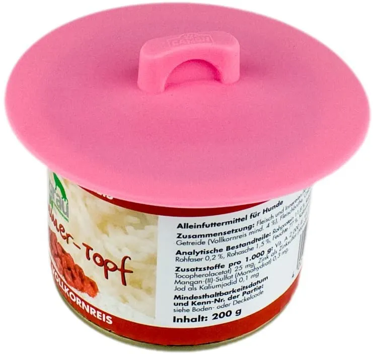 Camon Silicon airtight suction lid - силиконова херметически капак за консерви 10см- розов, червен 2