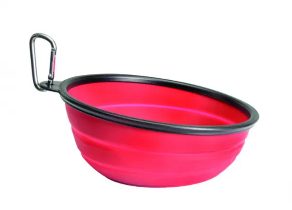 Camon Collapsible slanted travel bowl for food - преносима сгъваема купичка за храна 470 мл.16.5 см 1