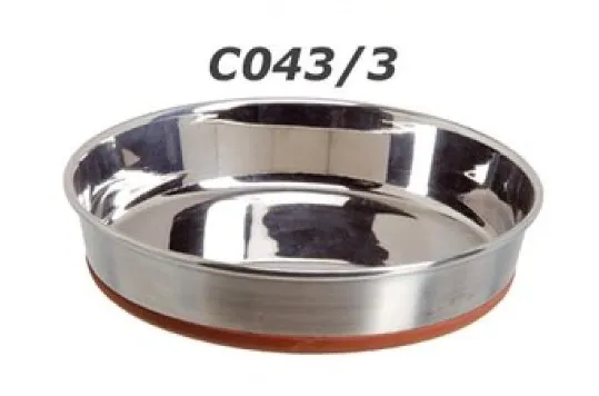 Camon Durapet bowl - метална купичка за вода и храна за котки и малки породи кучета  500 мл. / 16 см. 1