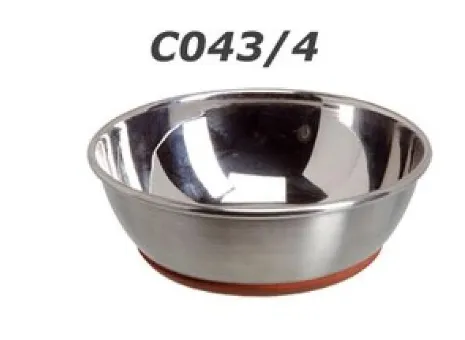 Camon Durapet bowl - метална купичка за вода и храна за котки и малки породи кучета  350 мл. / 12.5 см. 1