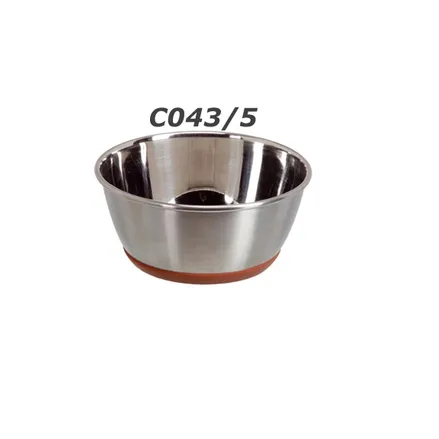 Camon Durapet bowl - метална купичка за вода и храна за котки и малки породи кучета  500 мл. / 12.5 см. 1