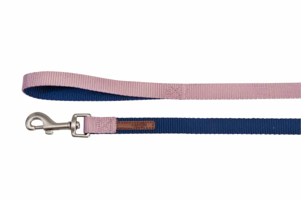 Camon Double Premium Blue/Pink - Повод за кучета синьо розов - 15x1200 мм