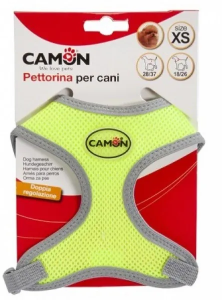 Camon Harness fluo - Флуоресцентен нагръдник за кучета XS