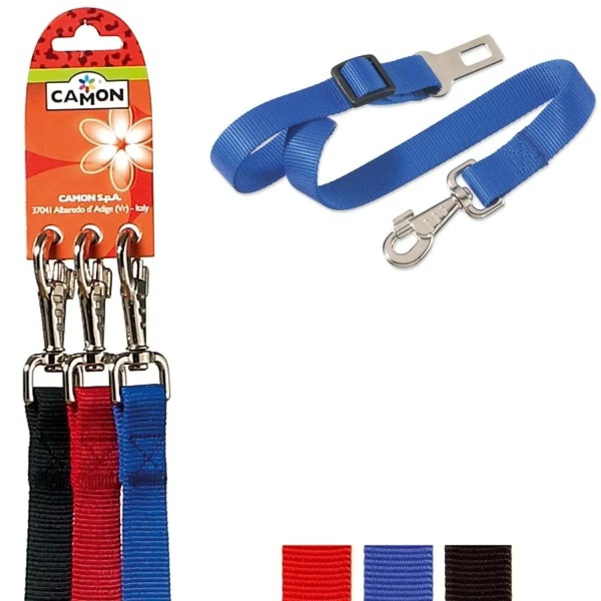 Camon Safety leash - колан,повод за кучета ,за автомобил 70 см. / 15 мм. различни цветове 1 брой 2