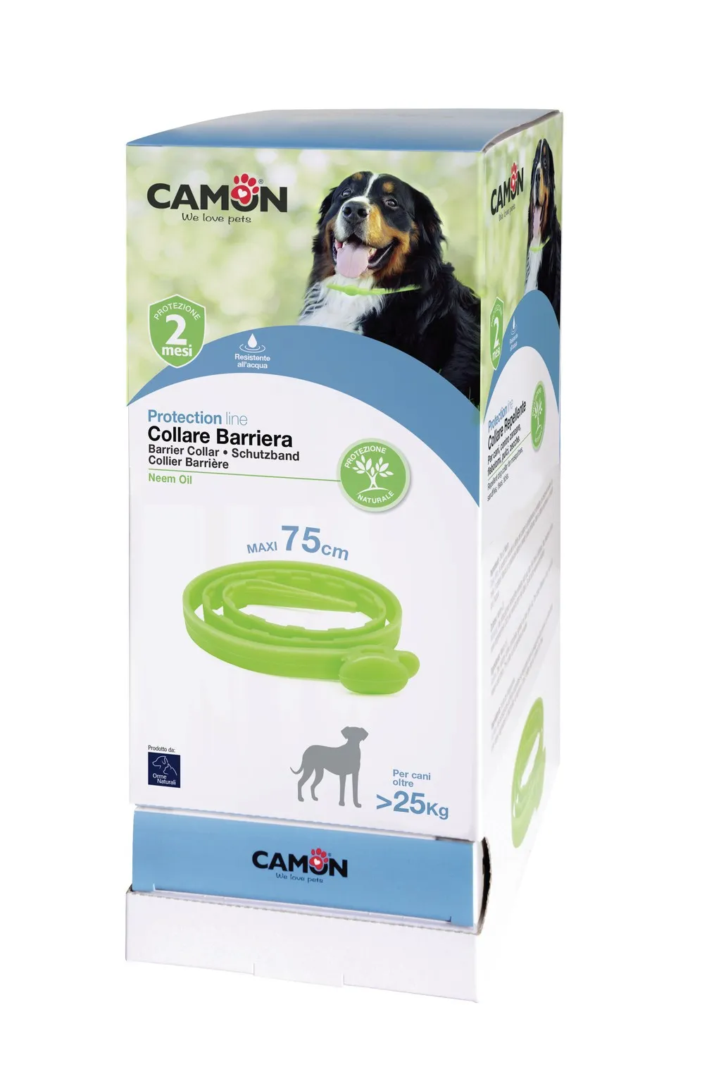 Camon Ormenaturali Barrier collar with neem oil for dogs - натурална противопаразитна каишка за куче с нимово масло 60 см. 2