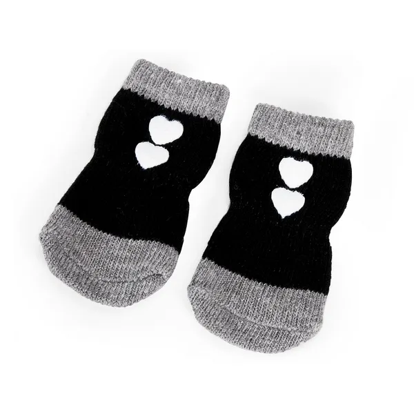 Camon Socks for dogs Hearts- кучешки чорапи - L 4 см.4 броя